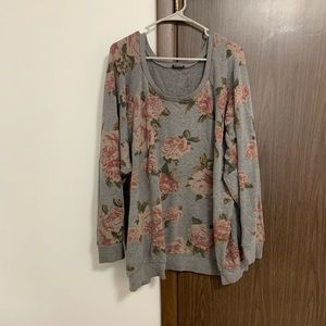 floral sweater